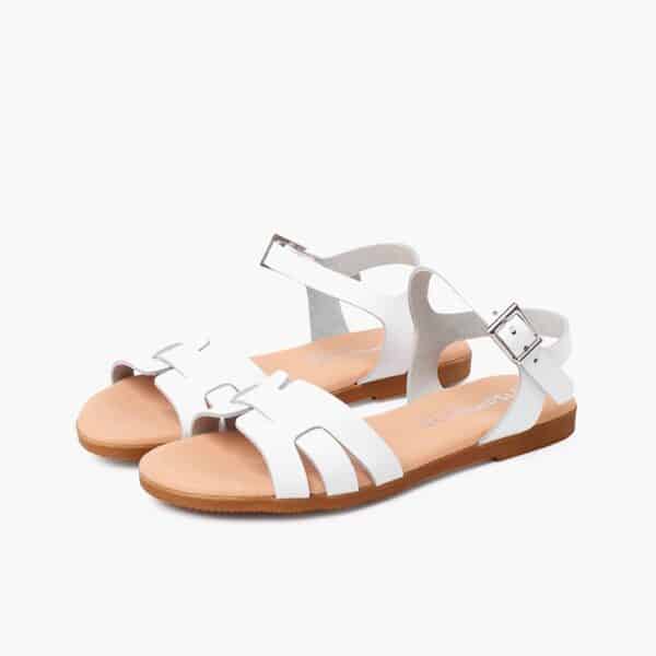 SANDALIAS NIÑA Y MUJER PALA ROMANA PIEL