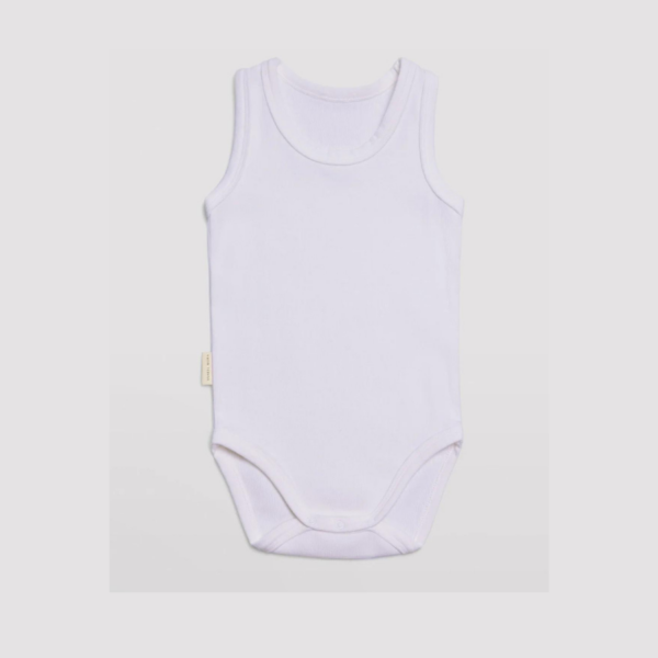 BODY BEBÉ TIRANTES ANCHOS BÁSICO BLANCO