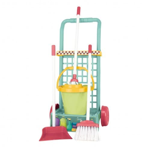 CARRITO DE LIMPIEZA VERDE. TACHAN.