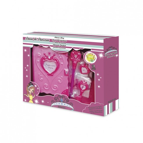 DIARIO DE PRINCESAS CON LLAVE Y BOLIGRAFO TACHAN.