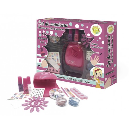 KIT DE MANICURA CON SECADOR DE UÑAS TACHAN.