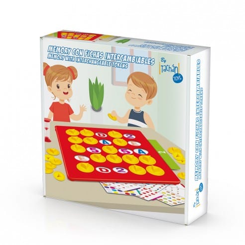 MEMORY CON FICHAS INTERCAMBIABLES. TACHAN.