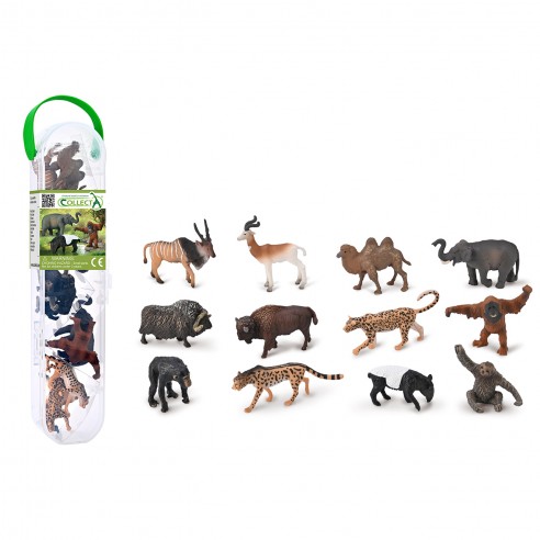 TUBO MINI ANIMALES SALVAJES